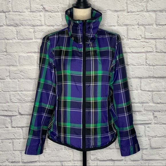Lauren Ralph Lauren Active Plaid Full Zip Jacket - Picture 3 of 13